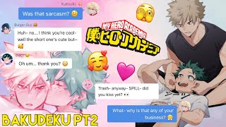 BAKUDEKU AUCTION PT2 🧡💚  BakuDeku day trip date  MHA Texting Story [upl. by Mhoj737]