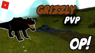 Grizzly Spino PVP  OVERPOWERED  Dinosaur Simulator [upl. by Adest]