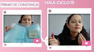 Haul Belcorp Ciclo 152024  Premio de Constancia cyzone volumeup esika lebel [upl. by Silletram]