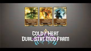 Warframe  Cold  Heat Dual Stat Mods Easy Farm [upl. by Anires149]