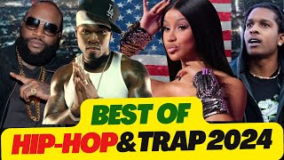 HipHOP Mix 2024🔥and RnB Mix USA🌏 RampB HipHOP Music 2024 Drakecardi basap rockyfuturerick ross🇺🇸 [upl. by Nivlek]