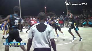 Windward Islands School Games 2018  Boys Basketball  ST LUCIA vs ST VINCENT 2nd Half [upl. by Yesak]