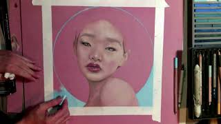 NuPastel Portrait Timelapse [upl. by Peti]