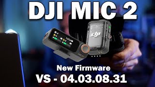 DJI MIC 2  New Firmware  JAN 31 2024 [upl. by Akyre]