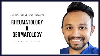 Top NBME Concepts  Rheumatology amp Dermatology USMLE Step 1 [upl. by Maffei758]