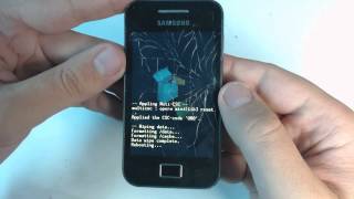 Samsung Galaxy Ace S5830 hard reset [upl. by Pacifa419]