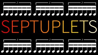 How to play SEPTUPLETS Interactive rhythm practice [upl. by Oinolopa375]