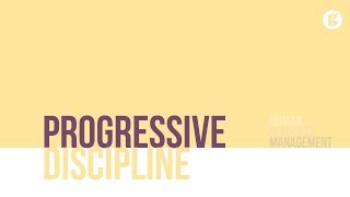 Progressive Discipline [upl. by Selassie]