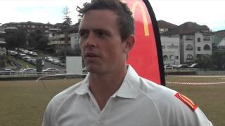 OKeefe Nevill and Hazlewood talk Sydney Grade Cricket [upl. by Amsirhc114]