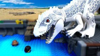 How to Escape from Indominus 🔴 LEGO Dinosaurs of Jurassic World [upl. by Cerell]