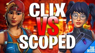 MSF Clix Challenged Scoped to 1v1 Box Fight and This Happened  Creative 1v1 [upl. by Dlorag]