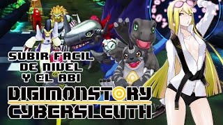 DIGIMON STORY CYBER SLEUTH  Cómo subir fácil de nivel y el ABI ConsejosTrucos Gameplay [upl. by Jegger]