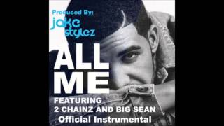 Drake  All Me Official Instrumental No Tags High Quality [upl. by Ethan]