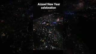 New year fire work celebration at Aizawl Mizoram [upl. by Anauqat]