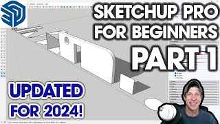 Getting Started with SKETCHUP PRO in 2024 Part 1  BEGINNERS START HERE [upl. by Athalee212]