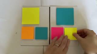 PAPERCRAFT SOCIETY BOX 48  Let’s make a sticky note folio [upl. by Ecnerolf]