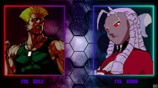 Evil Guile vs Evil Karin [upl. by Yelwah]