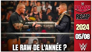 Randy Orton veut un 15 ème titre de champion du monde   RÉCAP RAW 5 AOÛT 2024 [upl. by Bunde564]