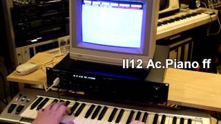 Roland S550 factory library demo 1 [upl. by Notac]