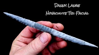 Outstanding 7quot Novaculite Tri Facial Point By Danny Lange [upl. by Jeane]