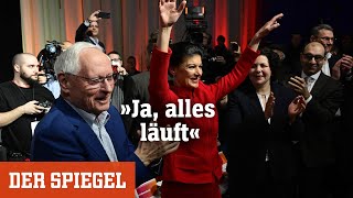 Neues Bündnis Sahra Wagenknecht »Ja alles läuft«  DER SPIEGEL [upl. by Nytsirt]