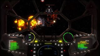 Star Wars TIE Fighter TFTC Classic Battle 7 Treachery at Ottega Mission 1 Trap the Protector [upl. by Ragse]