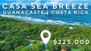 Costa Rica Beach Home Casa Sea Breeze  Guanacaste Real Estate [upl. by Ajna634]