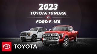 2023 Toyota Tundra vs 2023 Ford F150  Toyota [upl. by Ellehcsor]