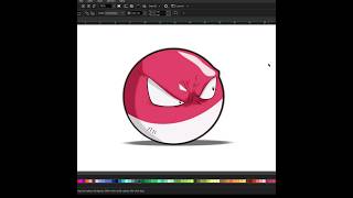 how to draw PokemonVoltorb shorts [upl. by Ednarb]