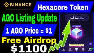 Hexacore Token Listing Update  Hexacore AGO Mining Guide  Hexacore Free Mining  AGO Token [upl. by Aned602]