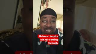 Heisman Trophy winner coming through￼ collegefootball goviral realtalk sports [upl. by Nosrej]