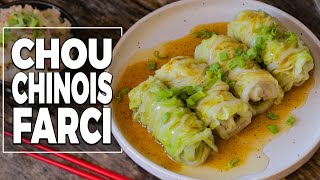 Chou chinois farci  Recette facile  Le Riz Jaune [upl. by Mungo]