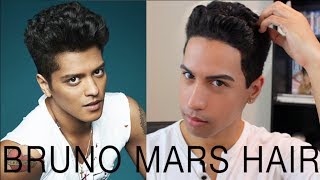 BRUNO MARS HAIR TUTORIAL HD [upl. by Sikko]