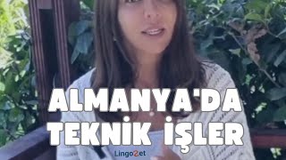 ALMANYADA TEKNİK İŞLER [upl. by Aneet]