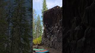 Schisthead  V2  Tumwater Canyon  Leavenworth Bouldering [upl. by Elinad]