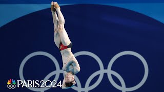 China goes goldsilver as Xie Siyi stands tall again on 3m springboard  Paris Olympics  NBC Sports [upl. by Dilly]