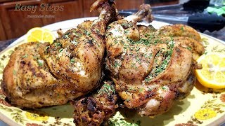 Oven Roasted Whole Chicken  Oven Baked Chicken  Cooking Whole Chicken over Steam Water [upl. by Danaher]