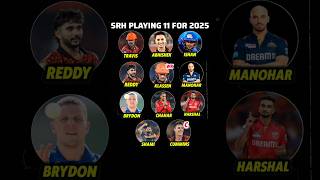 SRH Playing 11 For IPL 2024 🔥 [upl. by Eislrahc]