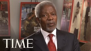 TIME Magazine Interviews Kofi Annan [upl. by Ahsimit]