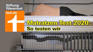 Test Matratzen 2020 So testen wir Matratzen amp ermitteln den MatratzenTestsieger [upl. by Duwe]