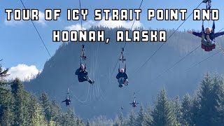 Tour of Icy Strait Point and Hoonah Alaska [upl. by Ahsielat]