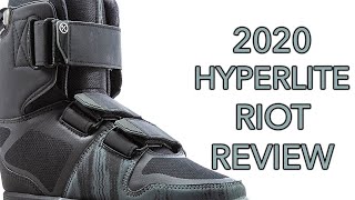 2020 Hyperlite Riot Wakeboard Binding Review  Wake Board Boot [upl. by Virgilio]