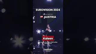 🇦🇹 Kaleen for Austria 🇦🇹  Eurovision 2024 austria eurovision2024 [upl. by Nalad]