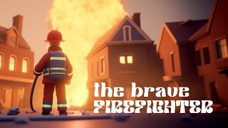 The Brave Firefighter BedtimeStories KidsStories FairyTales SleepStories [upl. by Enelehcim591]