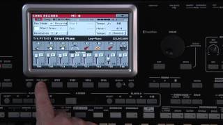 KORG Pa3X LE Video Manual  Part 7 Recording a Song [upl. by Cohette749]