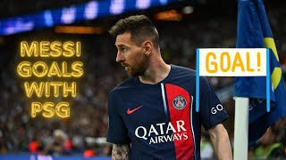 Lionel Messi Goals with PSG part 1 HD 😎 psg messi [upl. by Aciretahs]