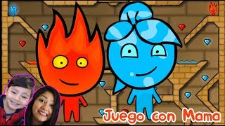 Fireboy and Watergirl Gameplay  Juego con Mamá  Videos para niños [upl. by Niobe]