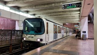 Le Métro Marseillais  Ligne M1 toutes les stations [upl. by Harrak]