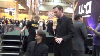 WWE Hornswoggle  AfterBuzz TV Interview Wrestlemania Axxess April 6th 2014 [upl. by Nocam668]