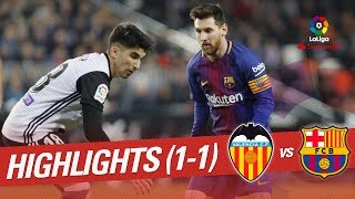 Resumen de Valencia CF vs FC Barcelona 11 [upl. by Harrak]